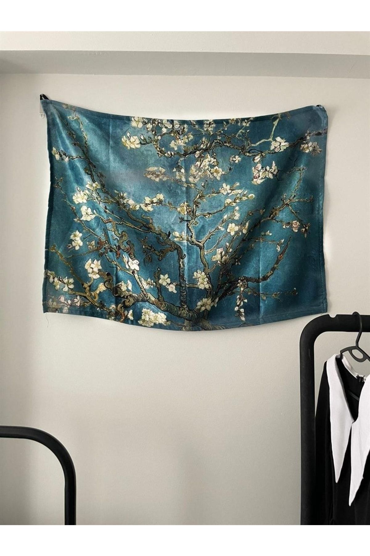 Planet Butik Almond Blossom - Vincent Van Gogh Duvar Örtüsü - Wall Tapestry I 70 X 100 Cm