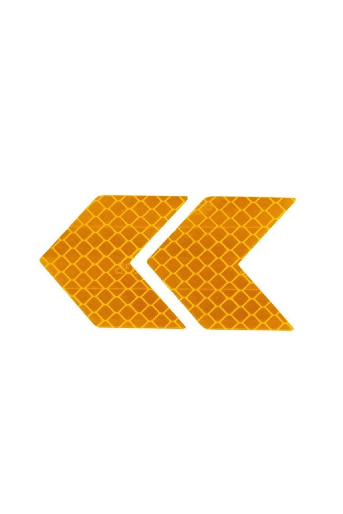 Knmaster Ok Şerit Reflektörlü Yansıtıcı Sticker Etiket Fosfor Turuncu
