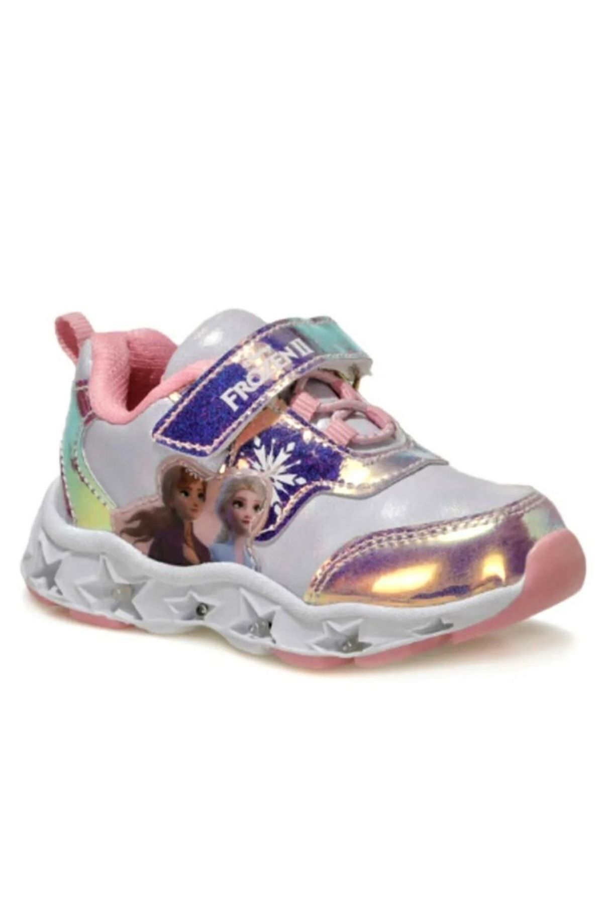 Frozen Elsa Kız Çocuk Işıklı Spor Ayakkabı Sneaker