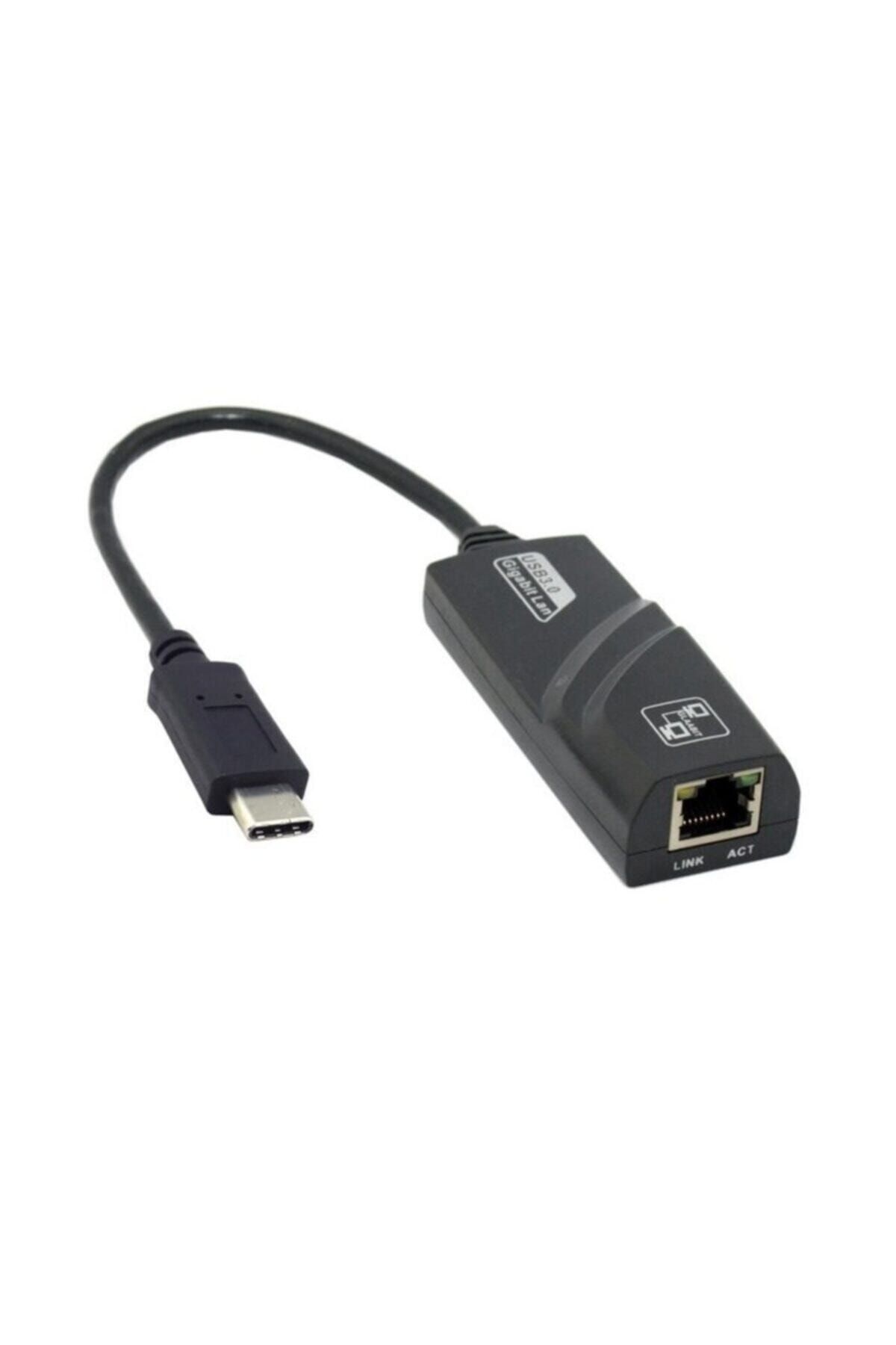 İstanbul Teknoloji Usb3.1 Type-c Gıgabıt Lan Ethernet Ağ Dönüştürücü