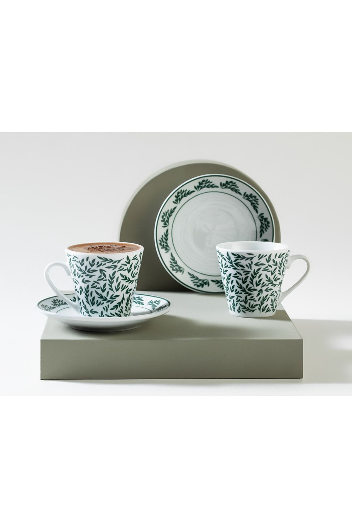 English Home Royal Blend Porselen 2'li Kahve Fincanı Takımı 80 Ml Siyah