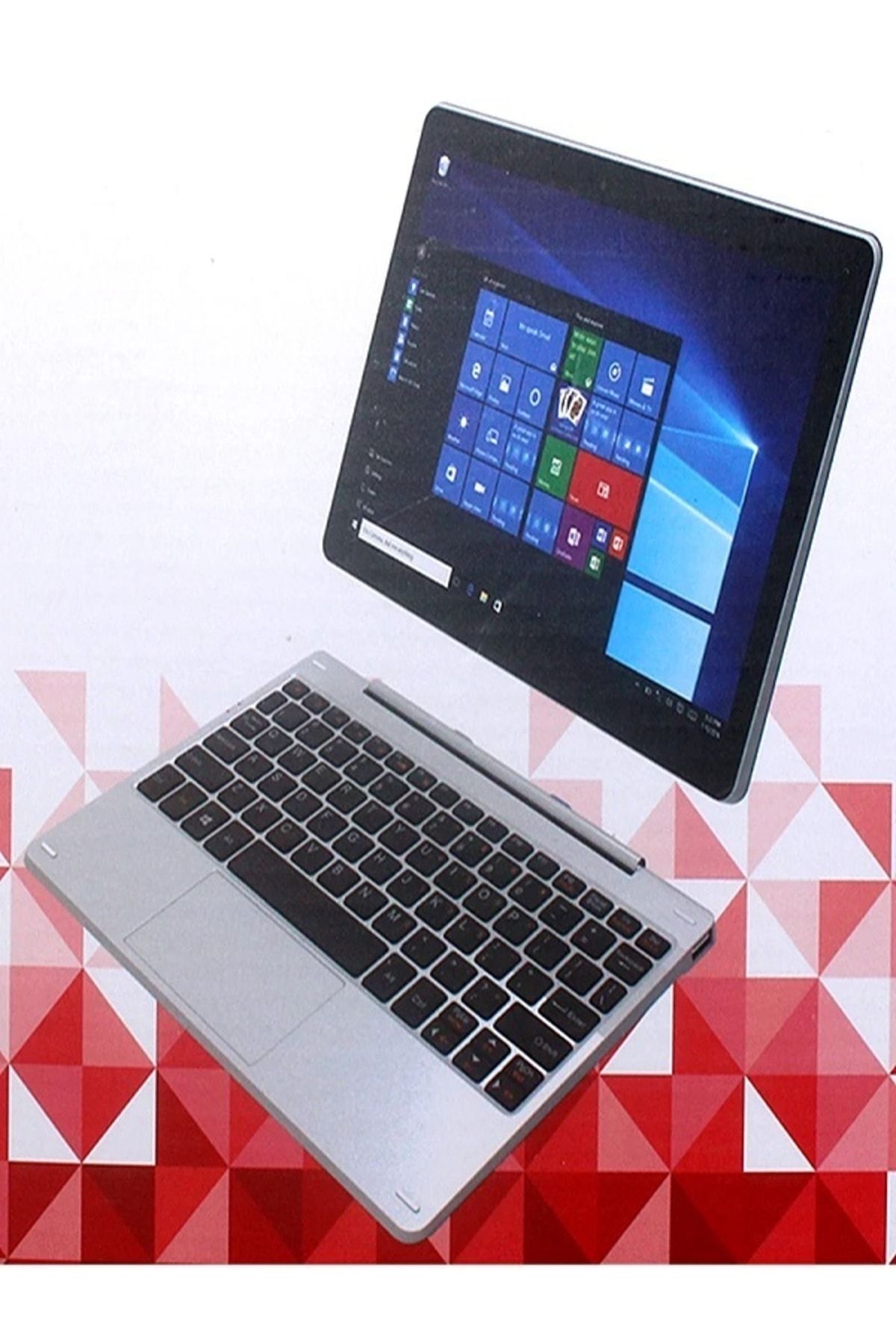 FOSILTECH 2ın1 Tablet Pc 10.1 ''windows 10 Ram 2gb Ddr3l 32gb Hdmı Uyumlu 10a Yerleştirme Klavye