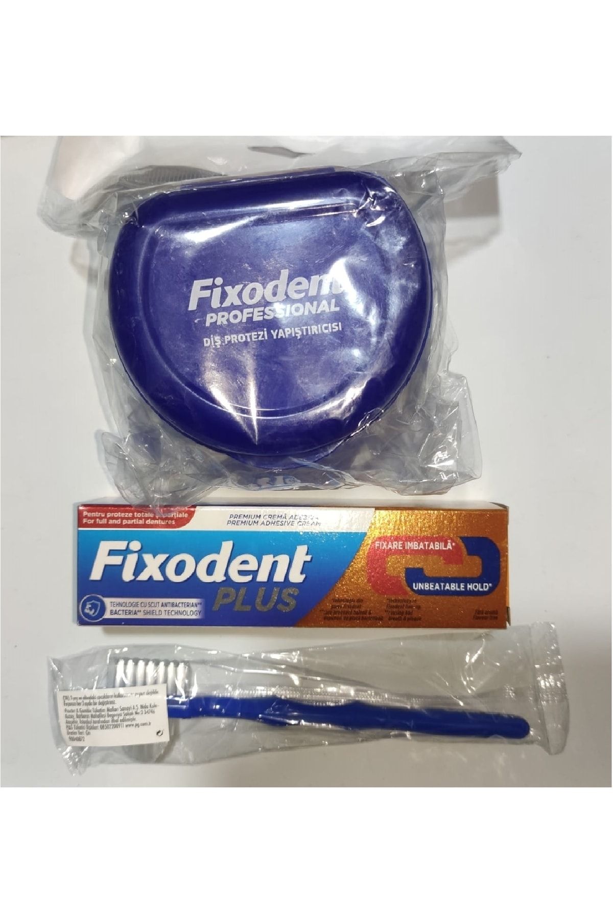 Fixodent Premium En Iyi Tutuş Protez Yapıştırıcı Krem 40 Gr + Saklama Kutusu + Protez Fırçası