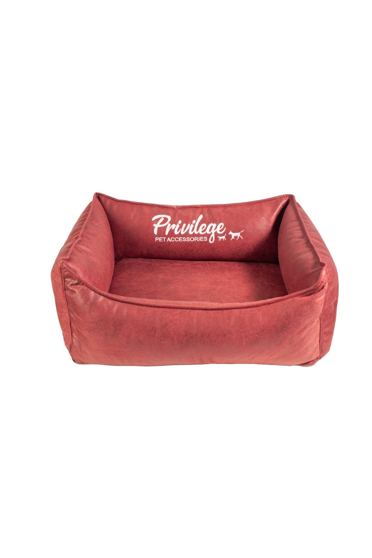 Privilege Premium Visco Köpek Yatağı Kırmızı Small 40x50x22 Cm