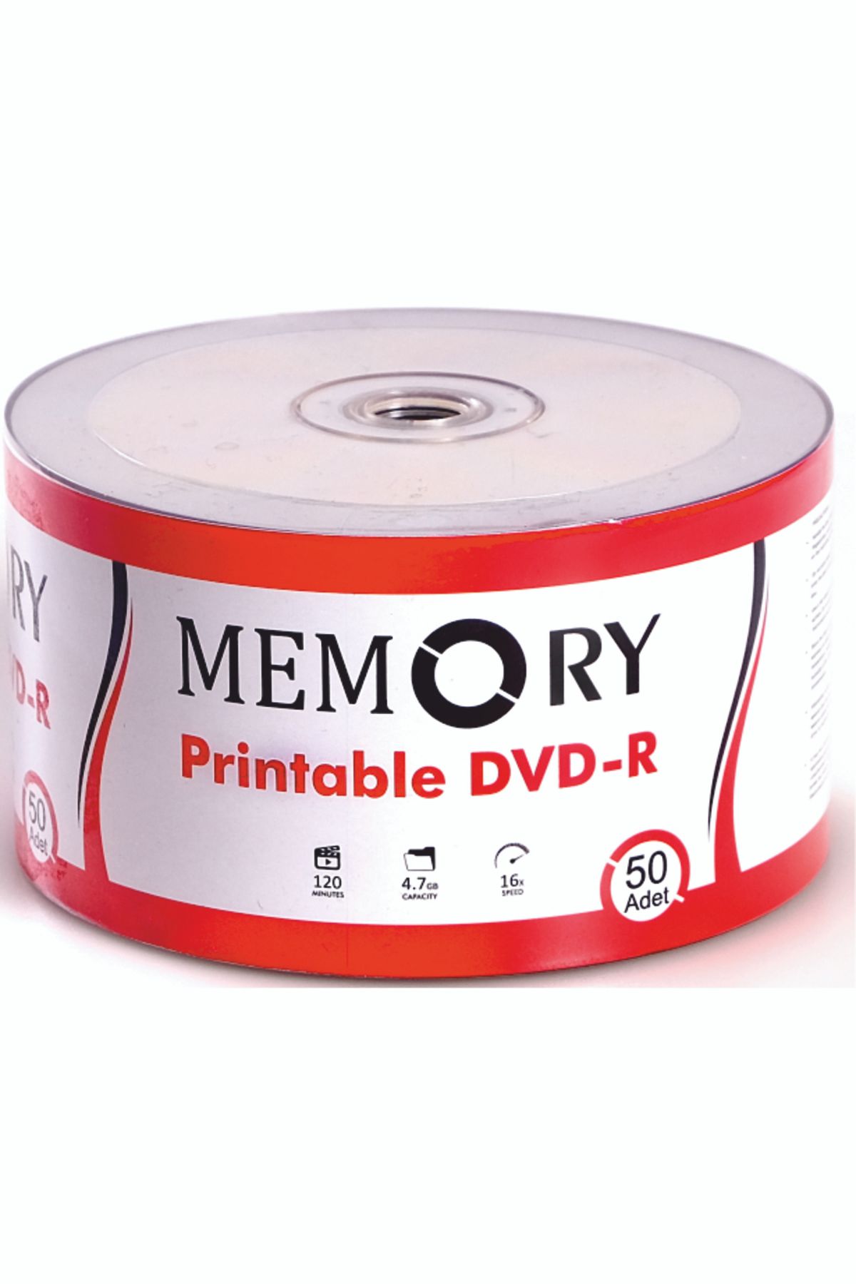 MEMORY Printable Dvd-r 16x 4.7 Gb 50 Li Paket Boş Printble Dvd