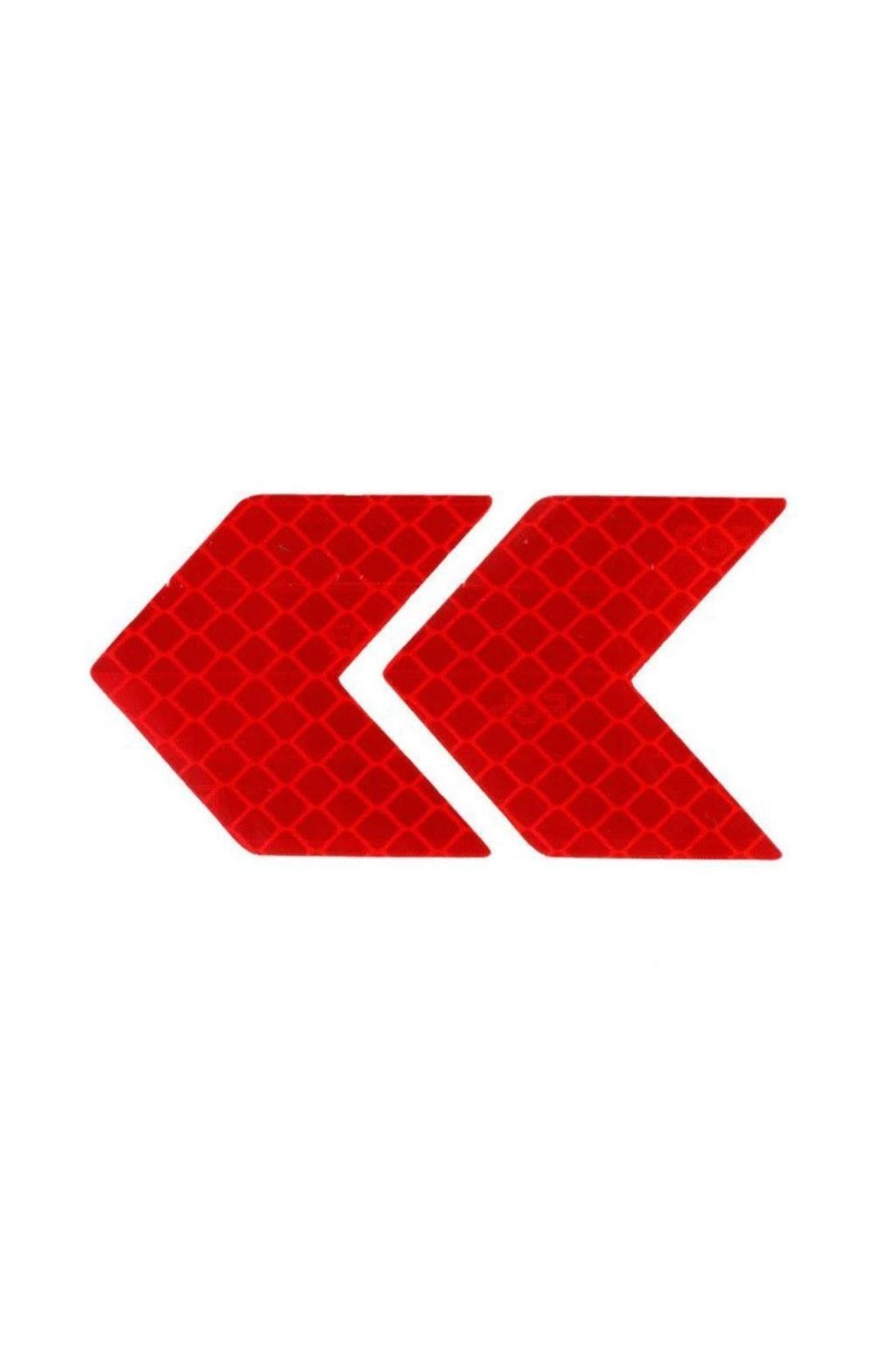 Knmaster Ok Şerit Reflektörlü Yansıtıcı Sticker Etiket Kırmızı