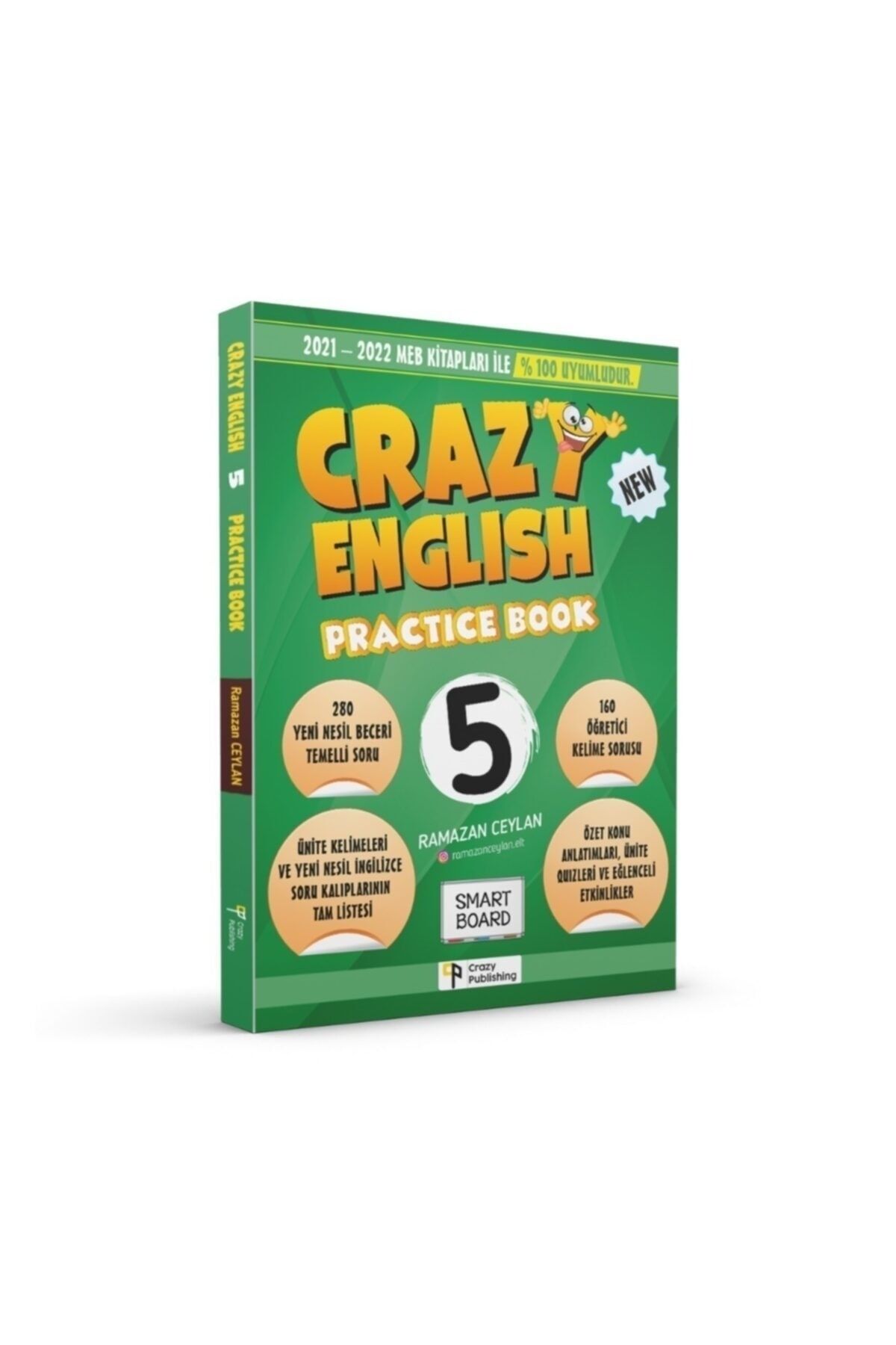 Crazy Publishing Yayınları 5.sınıf Crazy English Practice Book Ramazan Ceylan (yeni Basım 2021-2022)