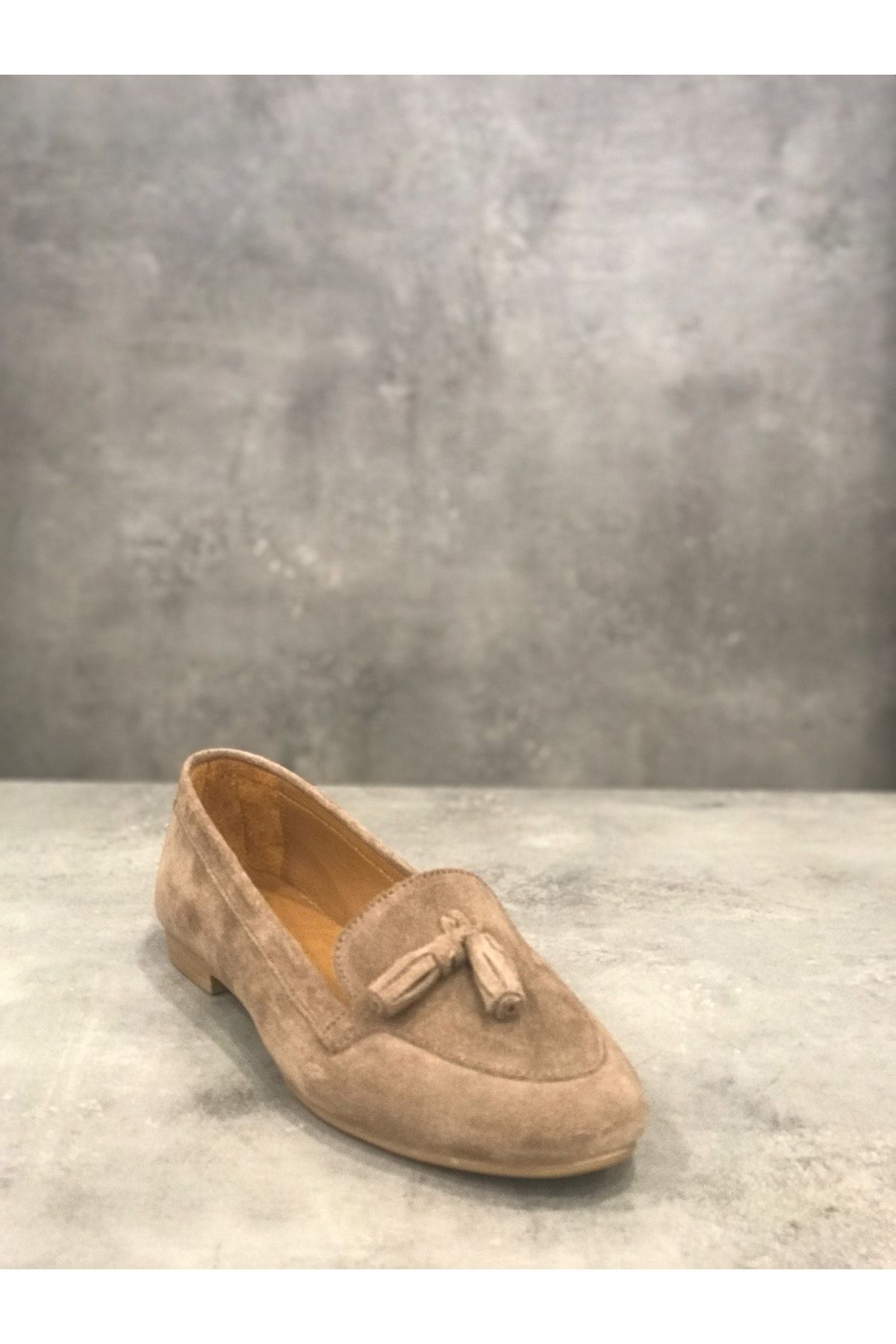 Akalın Ayakkabı Bio Detox Kadın Günlük Şık Ortopedik Taban Özel Koleksiyon El Yapımı Hakiki Deri Ayakkabı