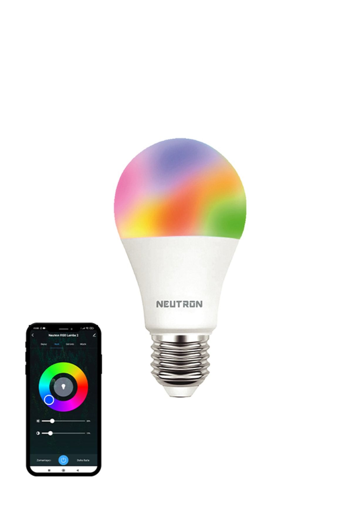 NEUTRON Smart Bulb Lite Akıllı Led Ampul 1050 Lümen, 11w - App Ile Uyumlu