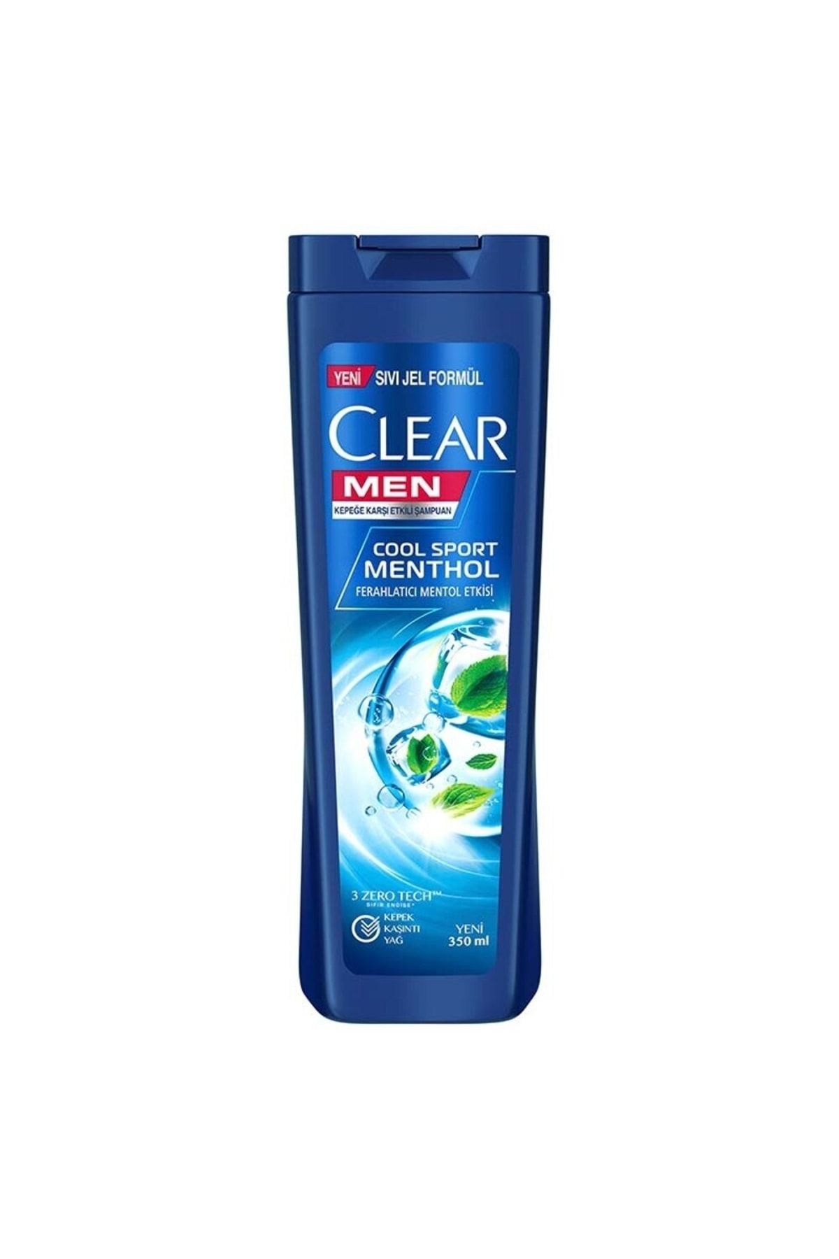 Clear Men Kepeğe Karşı Etkili Şampuan Cool Sport Menthol Ferahlatıcı Mentol Etkisi 350 Ml
