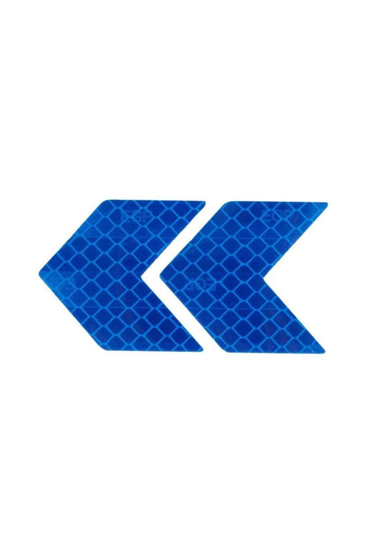 Knmaster Ok Şerit Reflektörlü Yansıtıcı Sticker Etiket Fosfor Mavi