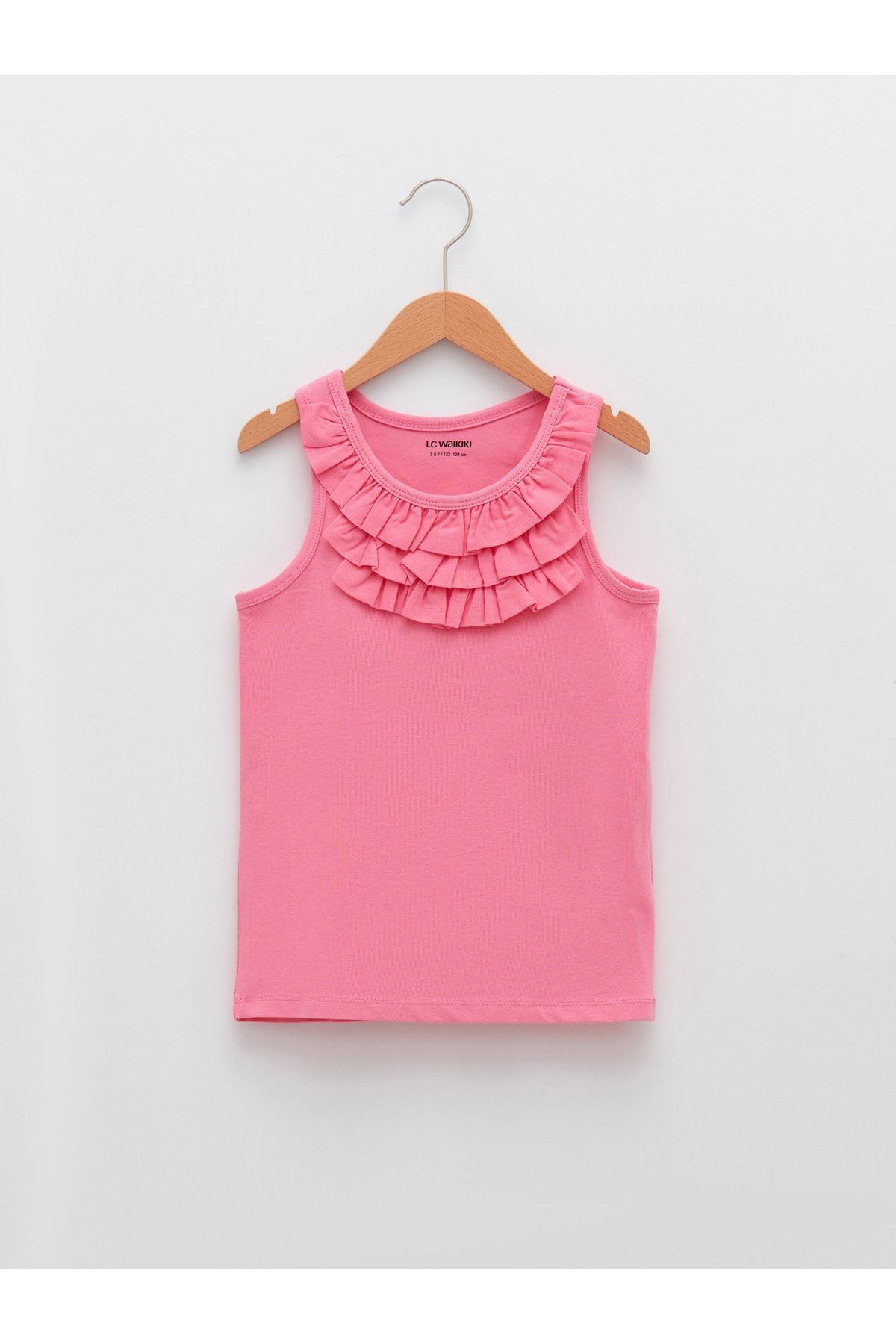 LC Waikiki Bisiklet Yaka Basic Kız Çocuk Atlet