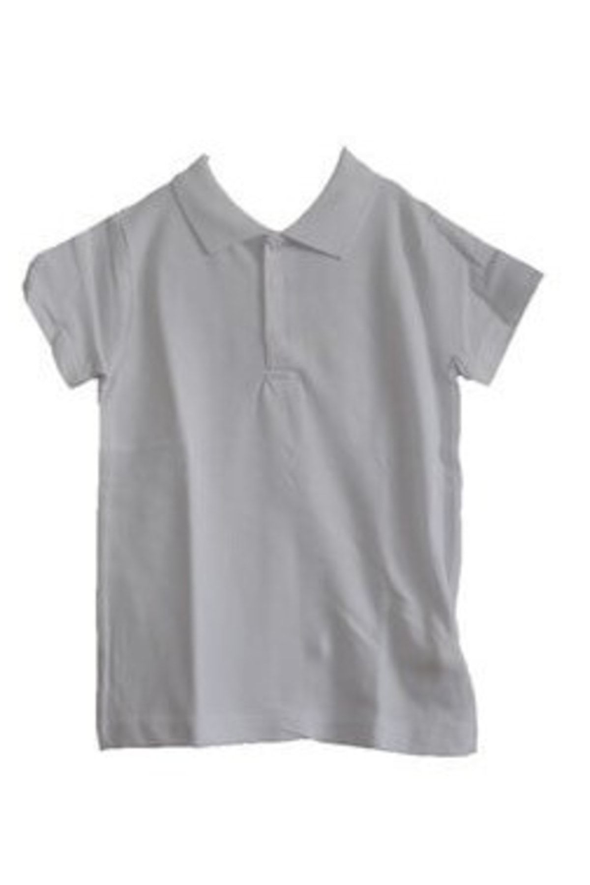 Zeyland Erkek Çocuk % 100 Pamuk Cotton Beyaz Renk Basic Polo Yaka T-shirt