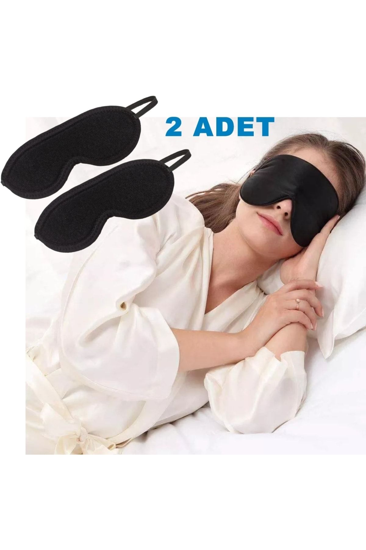 ARWEX Siyah Uyku Göz Bandı Uyku Gözlüğü Uyku Göz Bandı Maskesi Işık Önleyici Gözlük Maske Bant