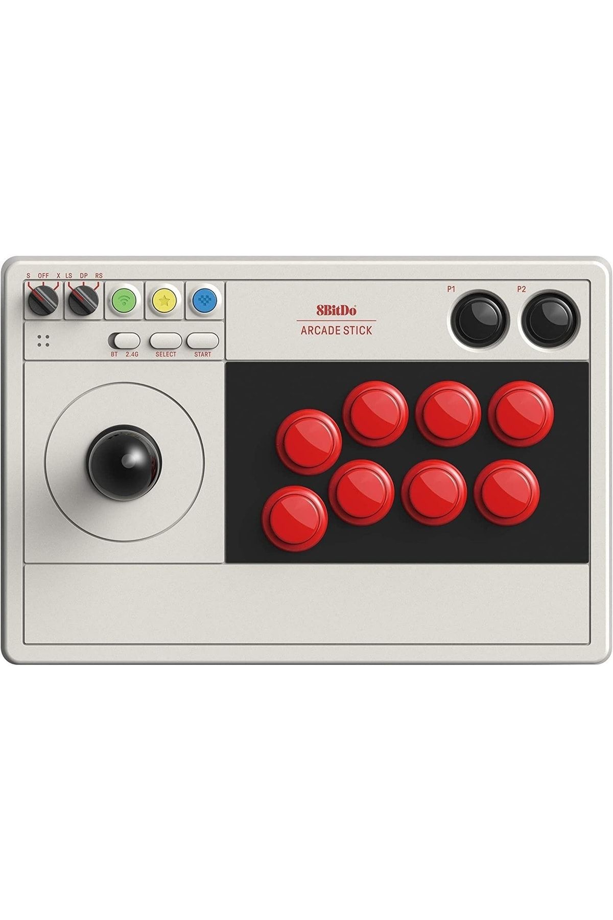 8Bitdo Arcade Stick Bluetooth Kablosuz Nintendo Switch , Pc, Macos, Steam & Raspberry Pi Uyumlu
