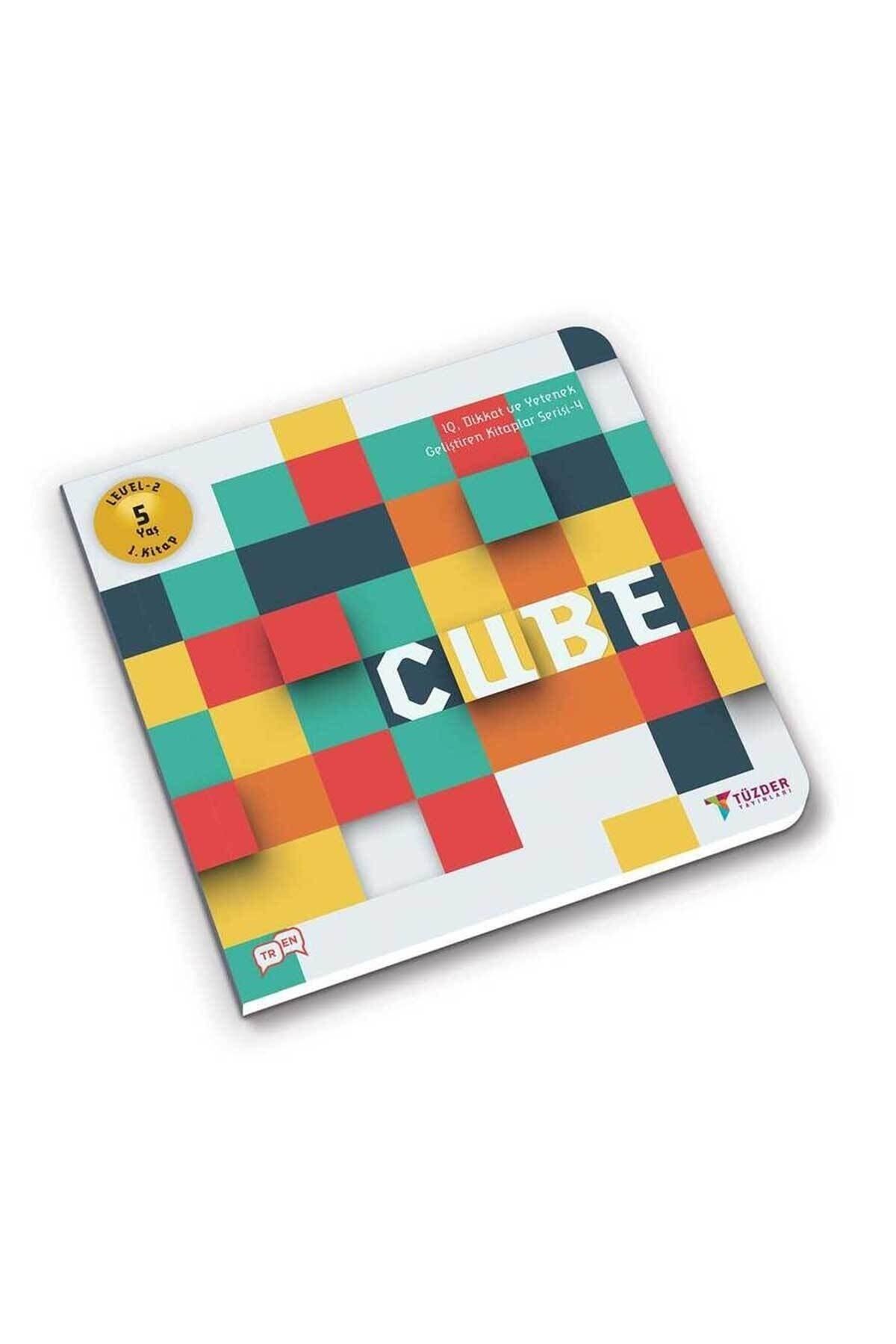 TÜZDER Yayınları Cube-5+ Yaş Level 2 1.kitap-ıq Ve Yetenek Geliştiren Kitaplar Serisi