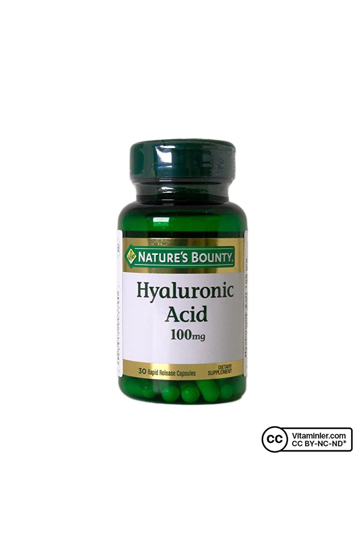 Natures Bounty Hyaluronic Acid 100 Mg 30 Kapsül