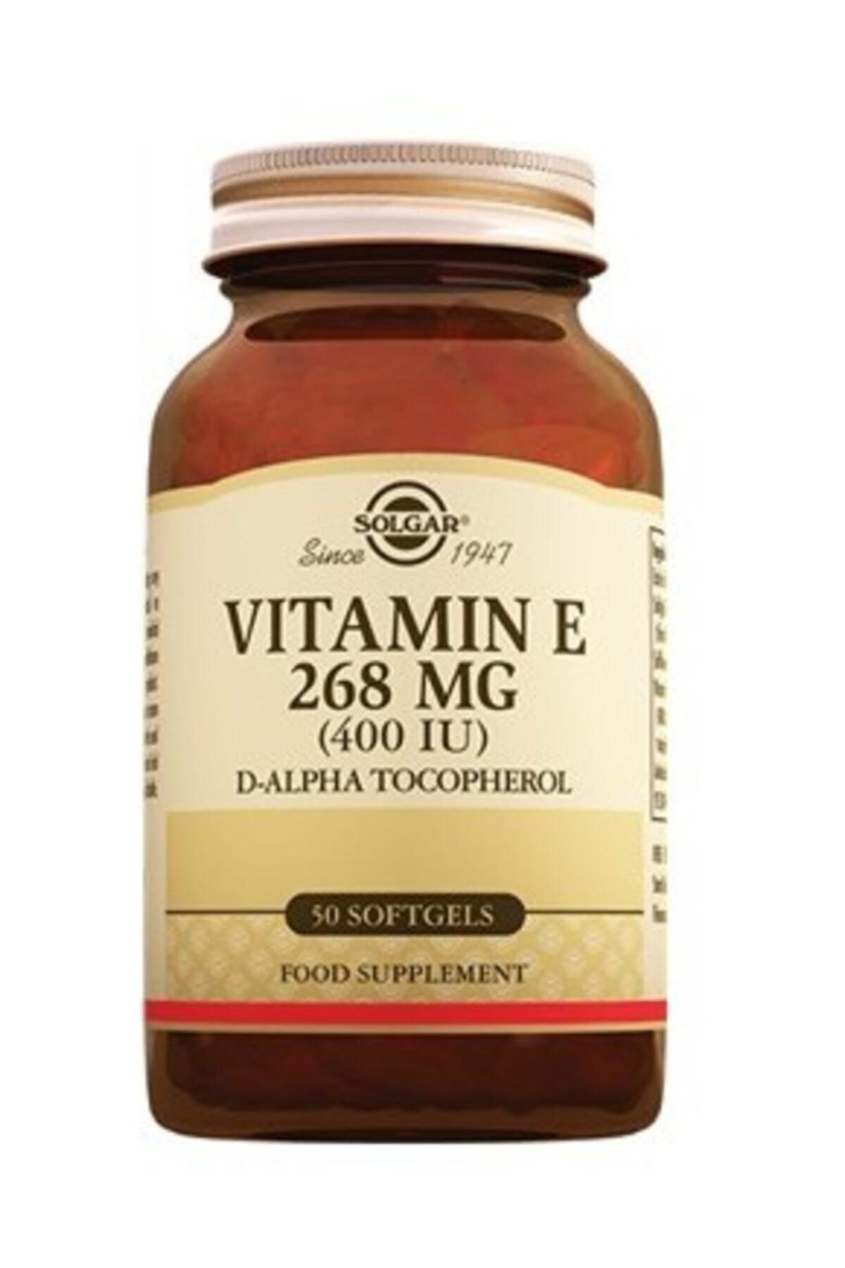 Solgar Vitamin E 400 Iu 268 Mg 50 Kapsül