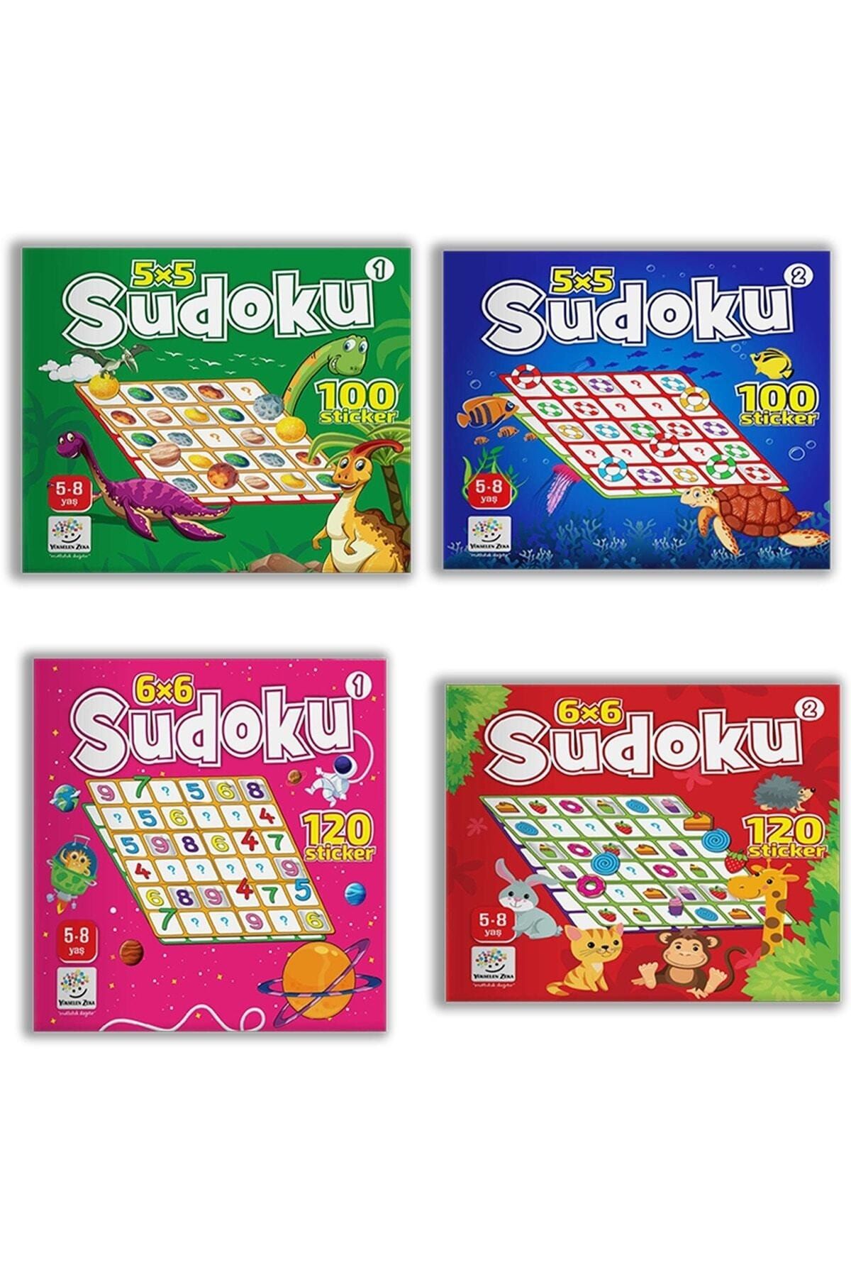Yükselen Zeka Yayınları 5-8 Yaş Stickerlı Sudoku Seti Yükselen Zeka