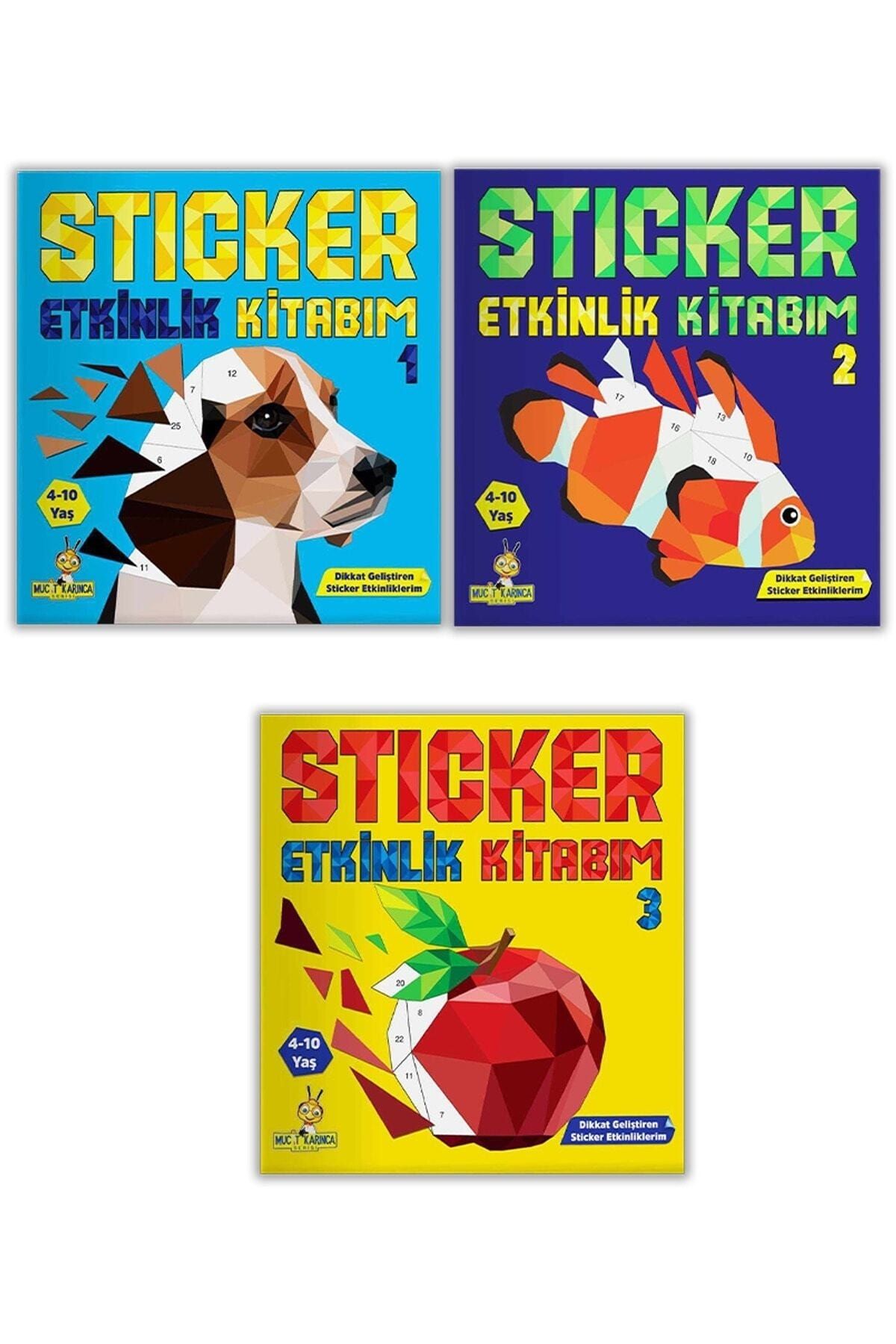 Yükselen Zeka Yayınları 4+ Yaş Sticker Etkinlik Kitabım Seti Yükselen Zeka