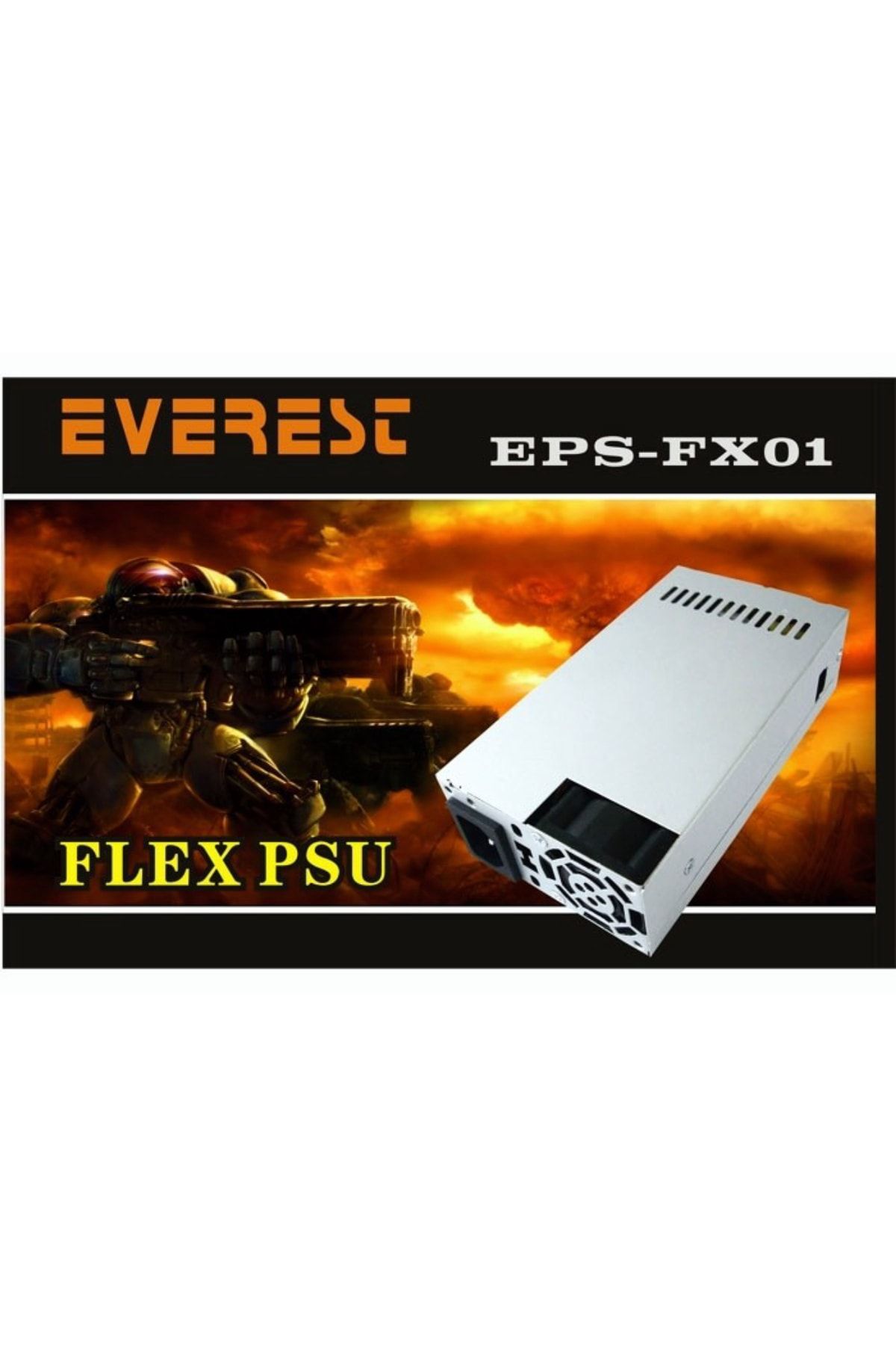 Everest Eps-fx01 Slım 200w 4cm Fan 2 Sata 2 Ide Flex Power Supply