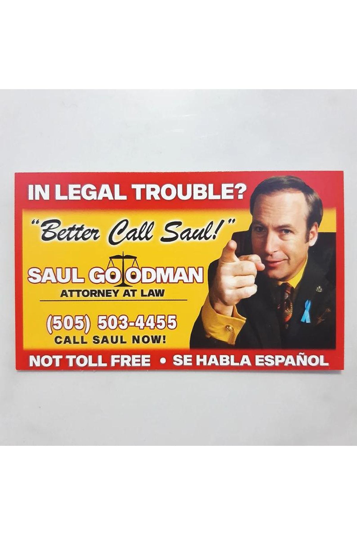 3datolye Saul Goodman Kartvizit ( 25 Adet ) - Better Call Saul Kartvizit