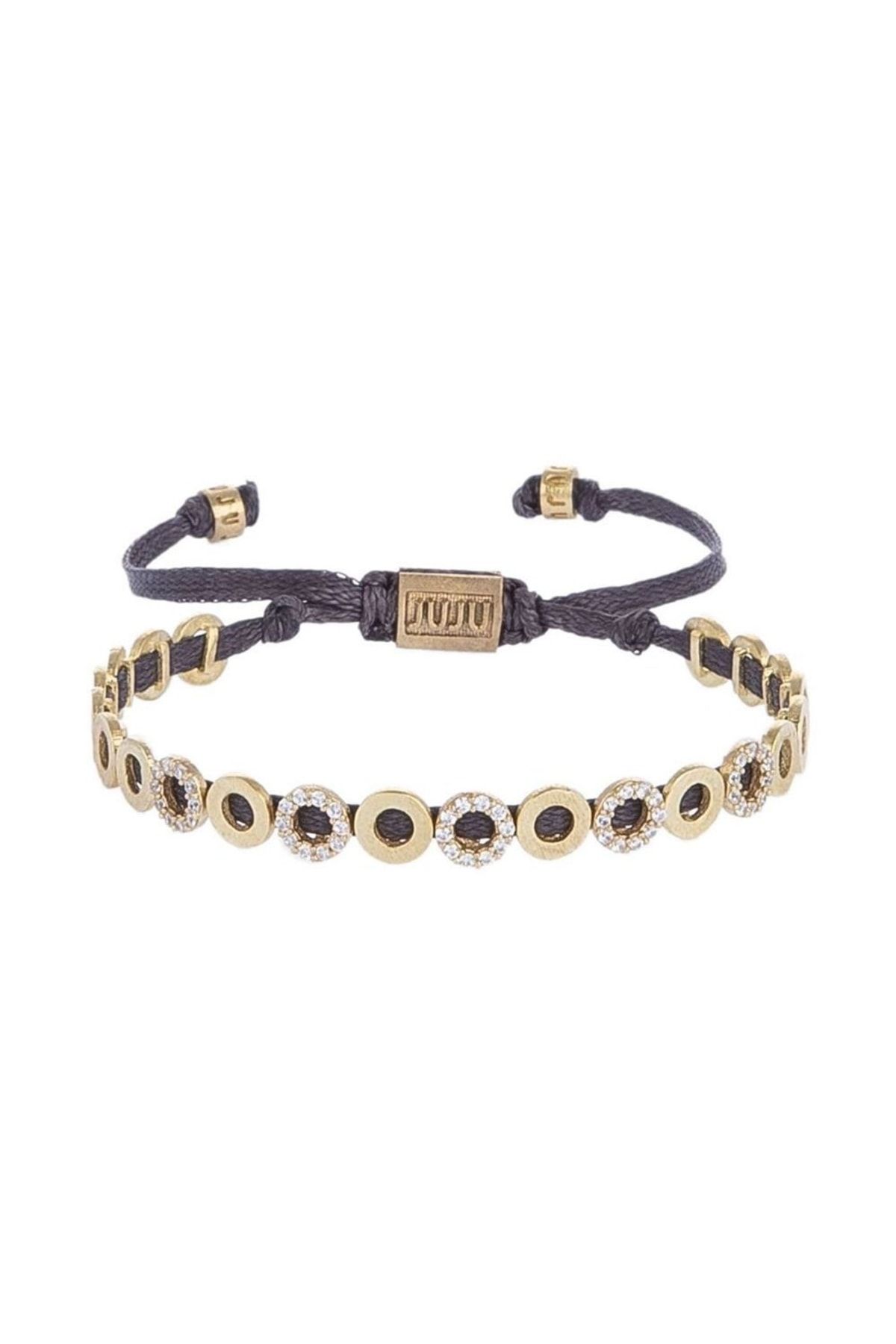 Juju Bronz Mini Circle Bracelet With Stones