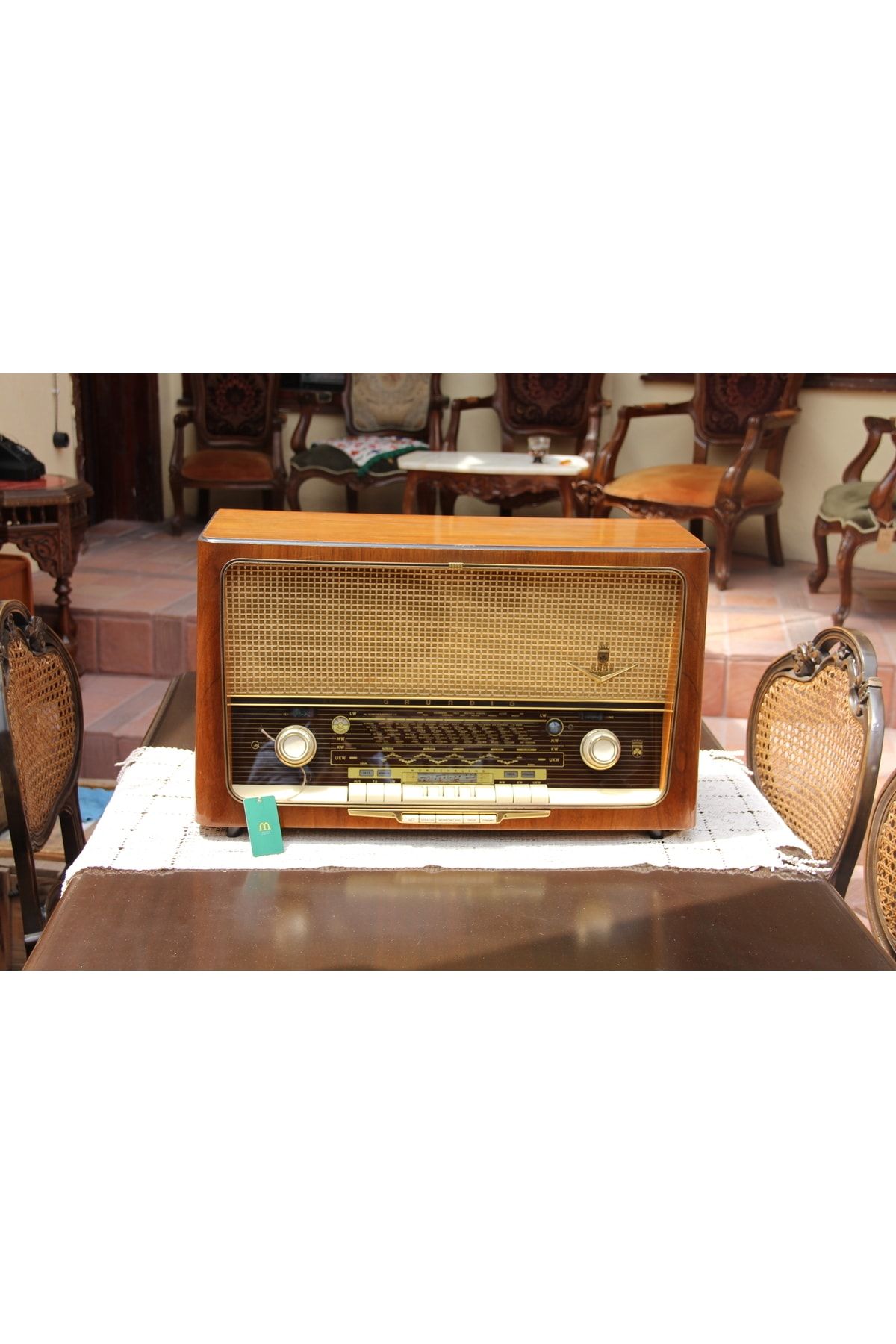 Grundig Antika Radyo Type 5097 Lambalı