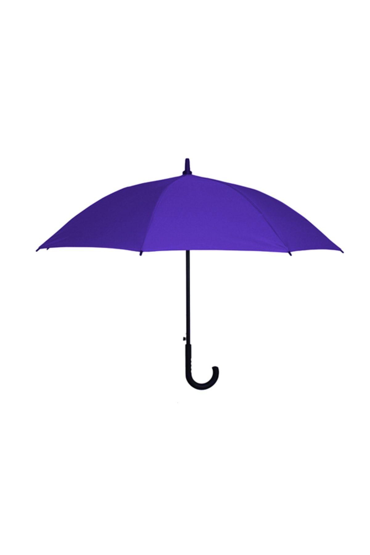 Sunlife 8 Telli Otomatik Fiberglass Baston Saks Mavi Renkli Yağmur Şemsiyesi