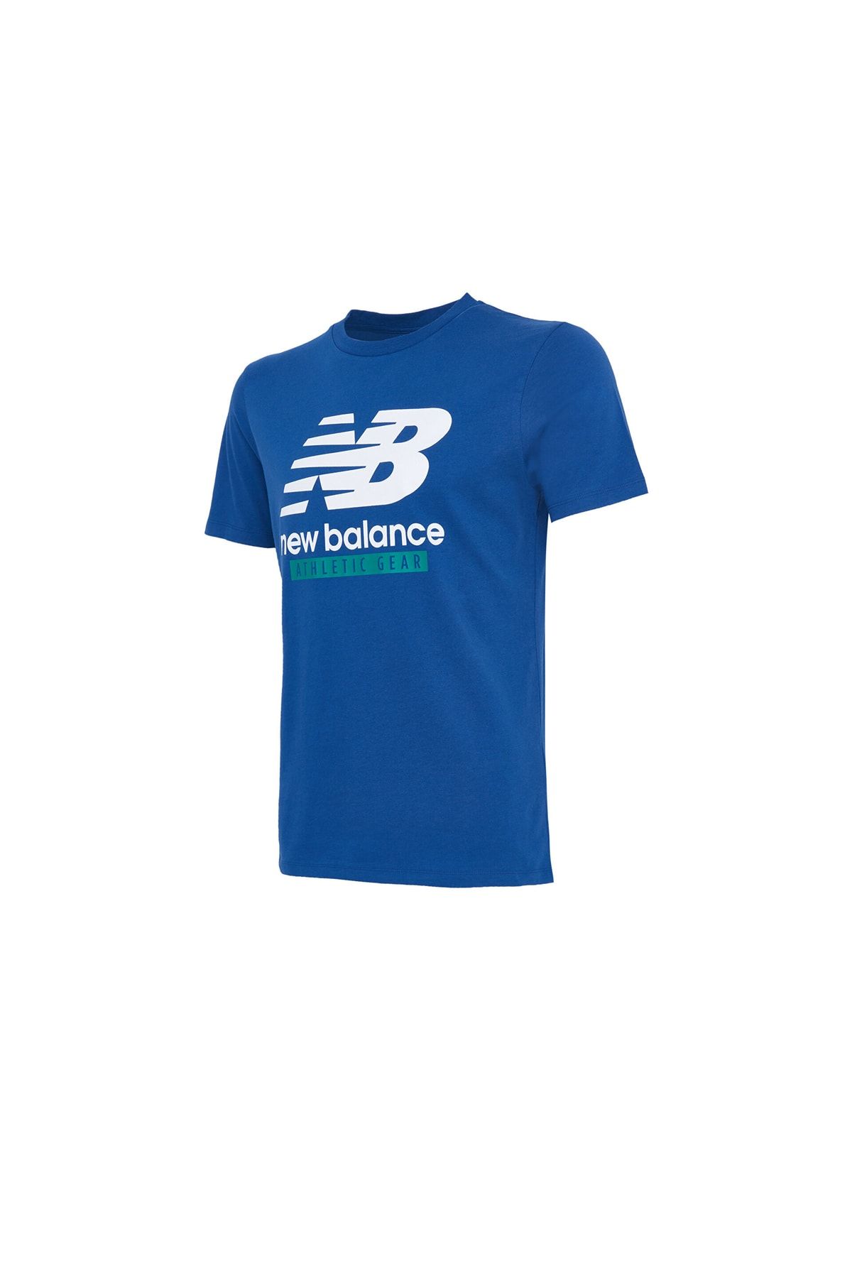 New Balance Nb Man Lifesyle T-shirt Erkek Mavi Tshirt Mnt1205-ınd