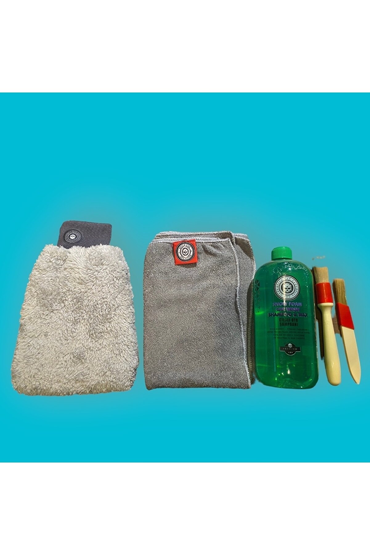 BELLA CAR CARE Efsane Set Araç Araba Yıkama Bakım Seti 1 Lt Şampuan