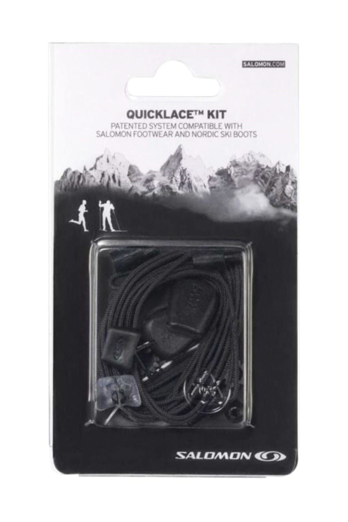 Salomon Black Quiklace Kit Sprey L32667200