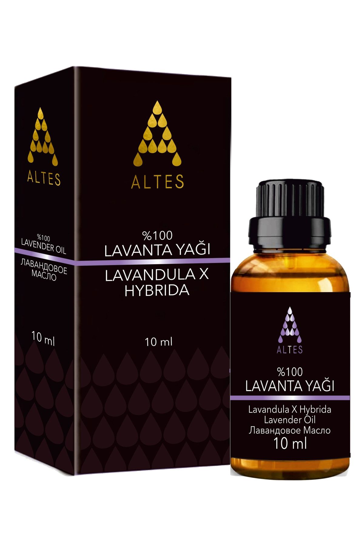altes %100 Saf Lavanta Uçucu Yağı / Lavender Oil / Lavandula X Hybrida 10ml Ym21lv0101