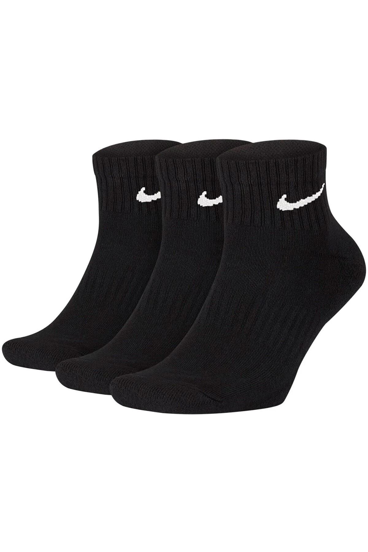 Nike Erkek Siyah Everyday Cushion Ankle Çorap Sx7667-010