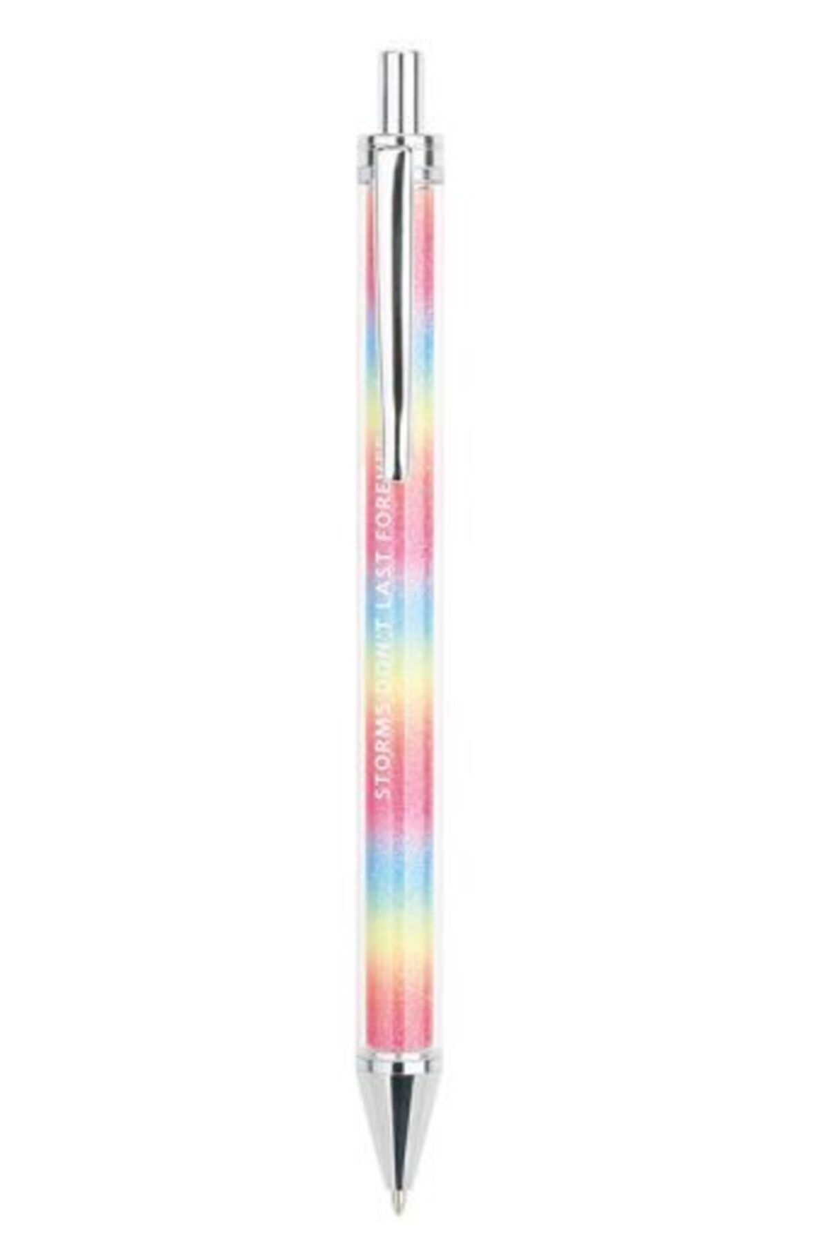 Syloon Future Step Çizgili Rainbow Metal Kalem 3008