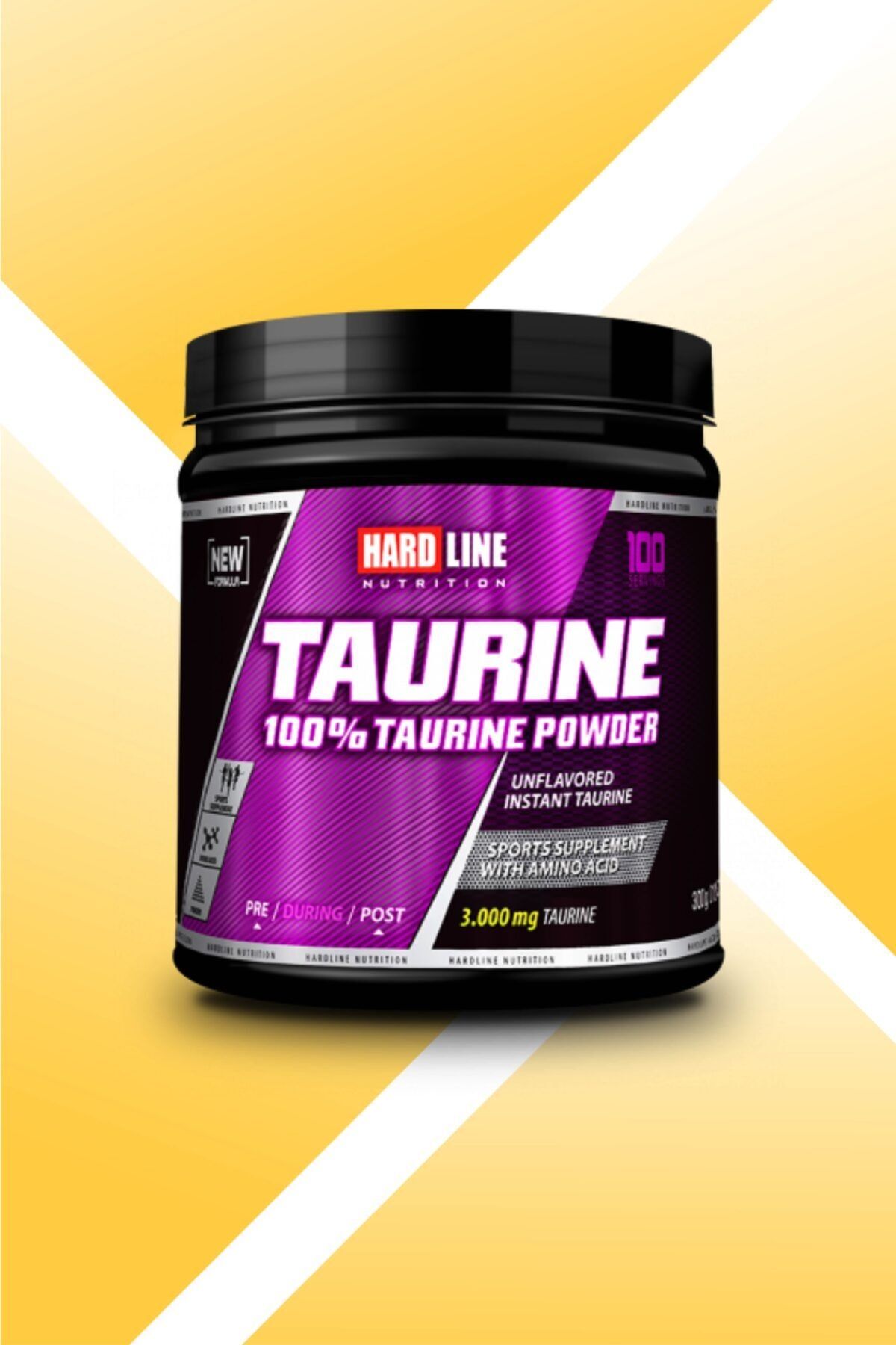 Hardline Hardline %100 Taurine Powder 300 gr
