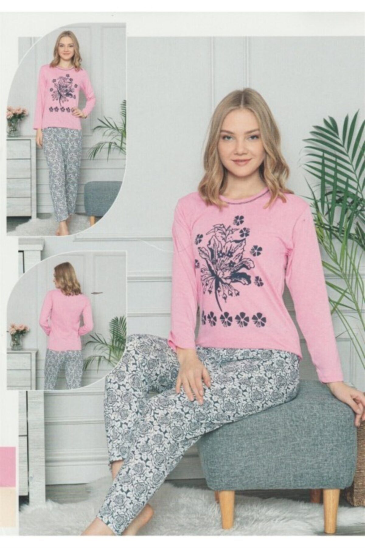 Rüyam Kadın Pembe Homewear Pijama Takımı