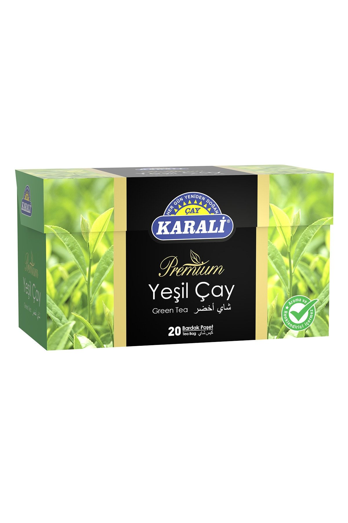 Karali Çay Premium Bardak Poşet Yeşil Çay 20'li