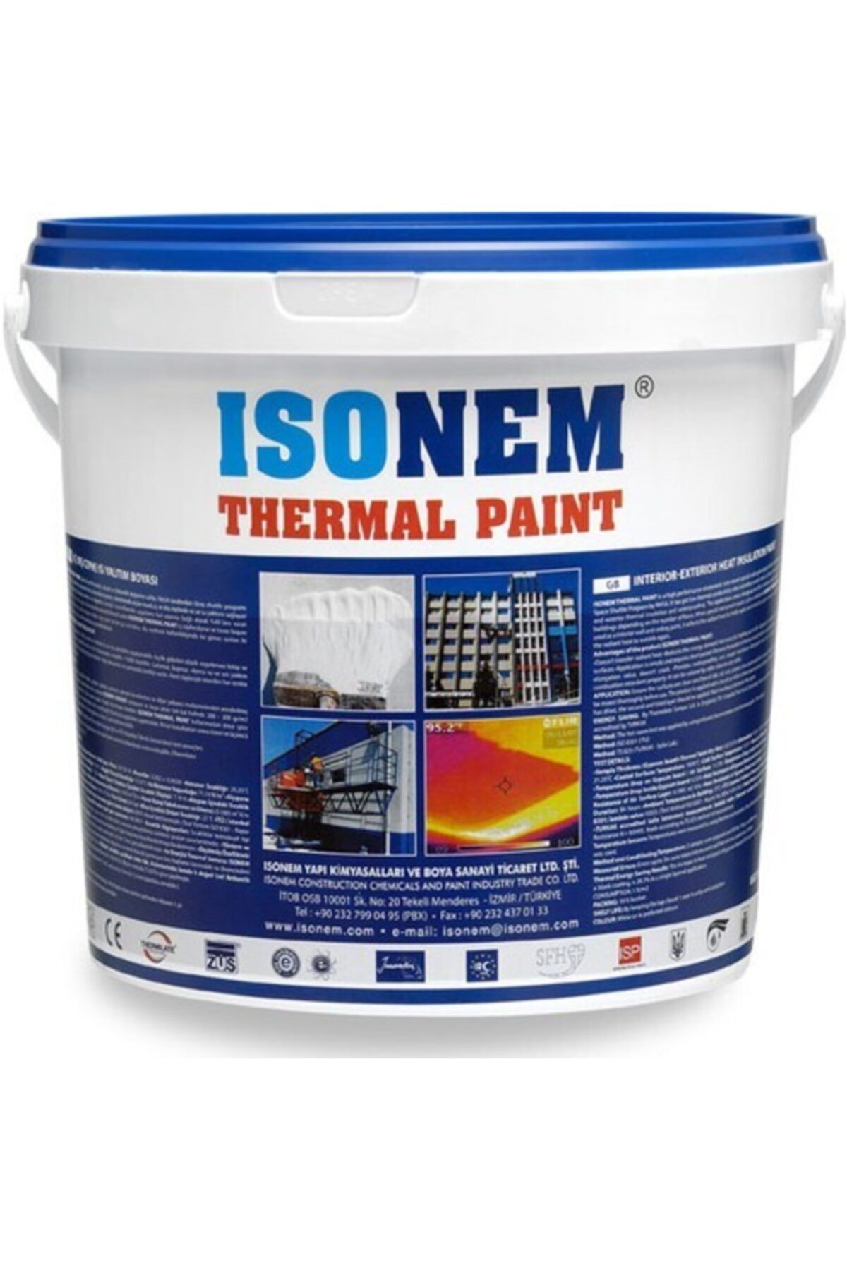 Isonem Thermal Paint Isı Yalıtım Boyası 10lt Beyaz