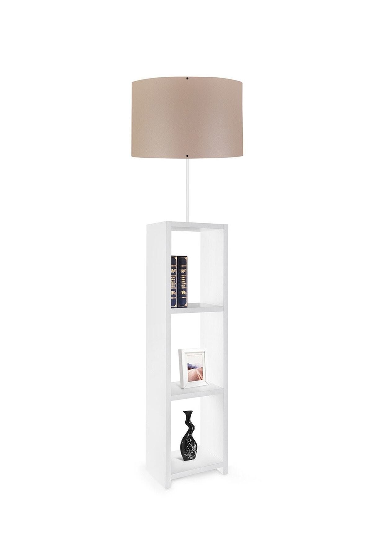 HOMİNG Dekoratif Raflı Lambader Ayd-1801