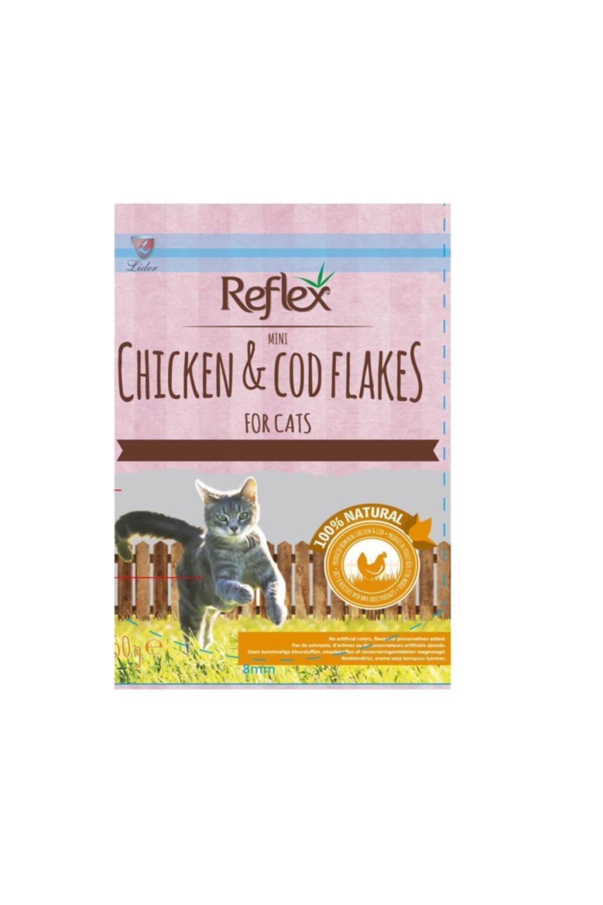 Reflex Tavuk ve Morina Balıklı Mini Pul Kedi Ödülü 50 Gr