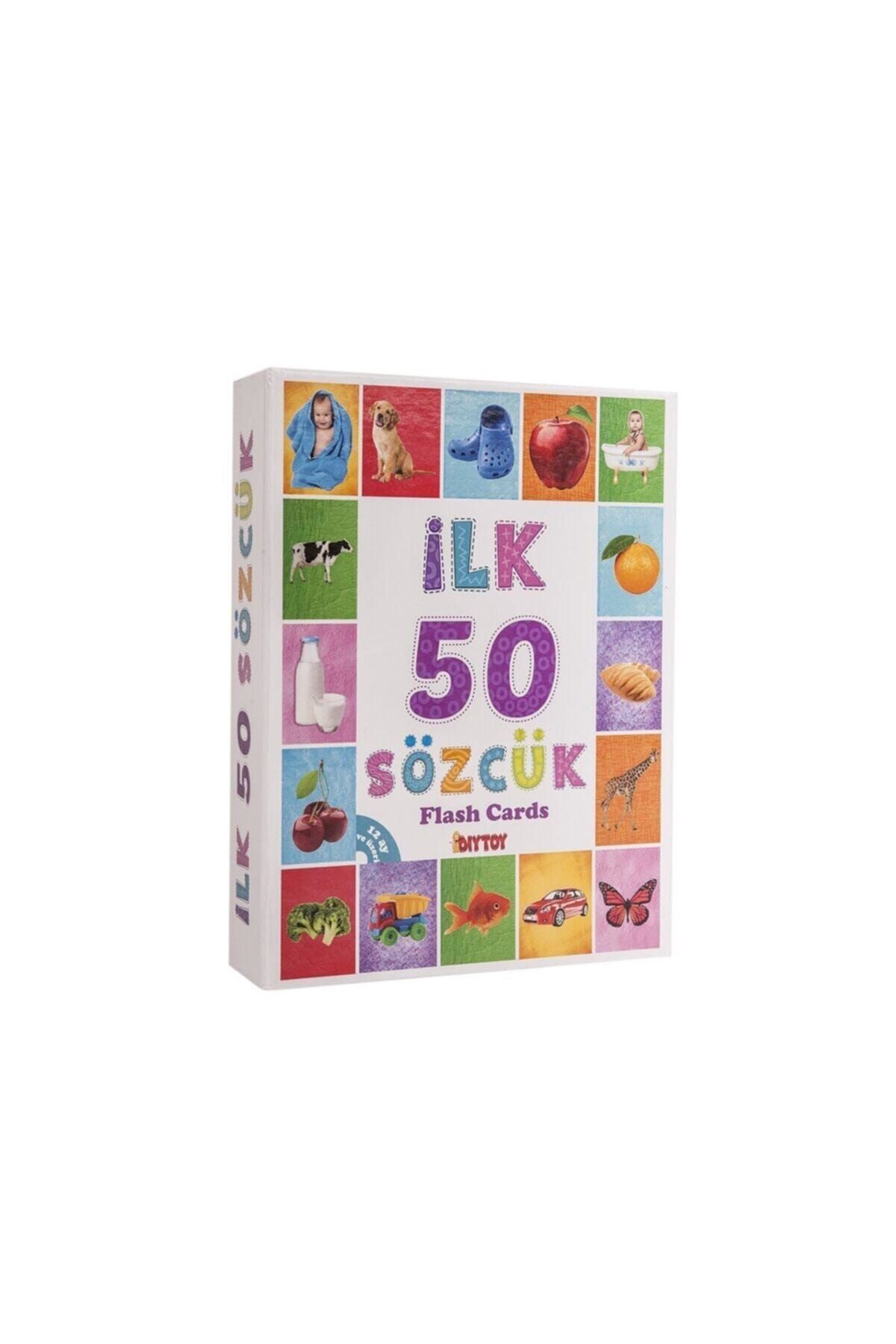 Diytoy Diy Toy Ilk 50 Sözcük Flas Cards Montessori Eğitim Seti Eğlenceli Ve Eğitici