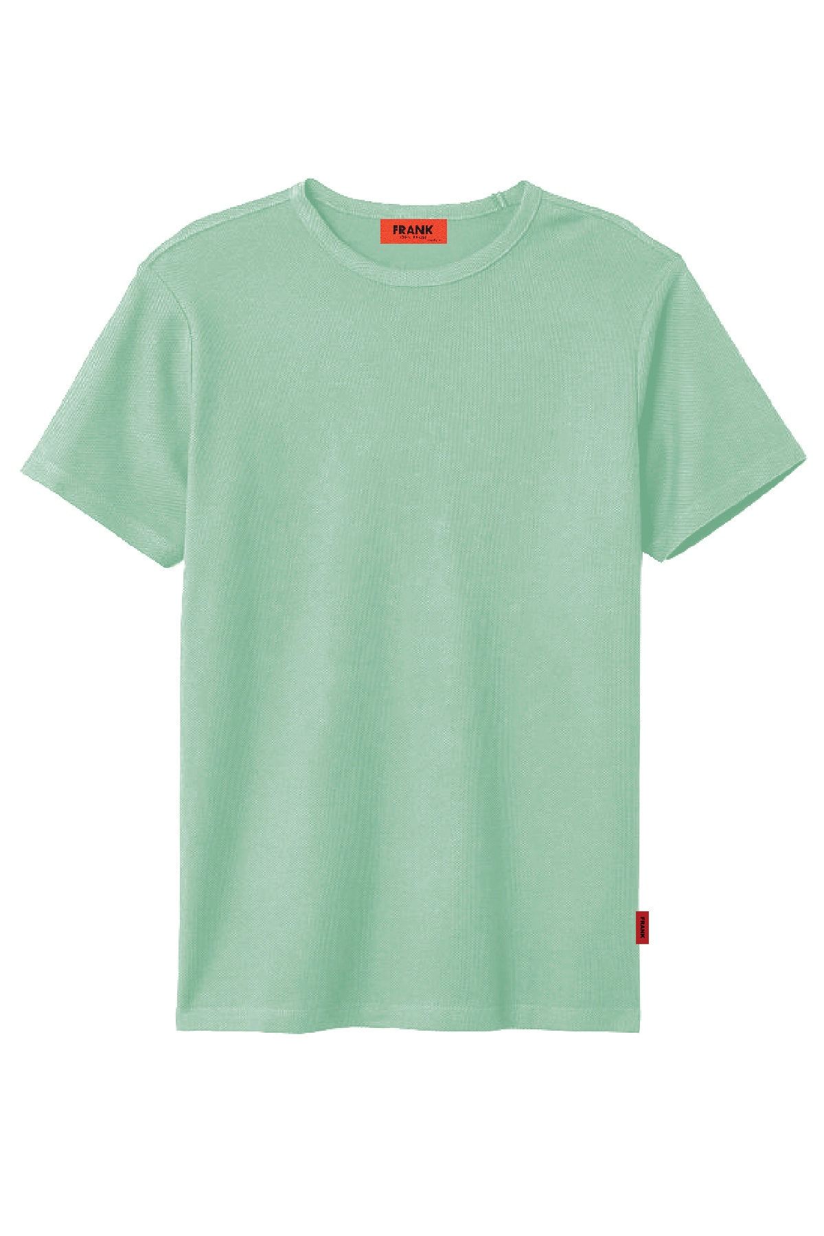 John Frank Erkek Mint Basic Pike T-shirt