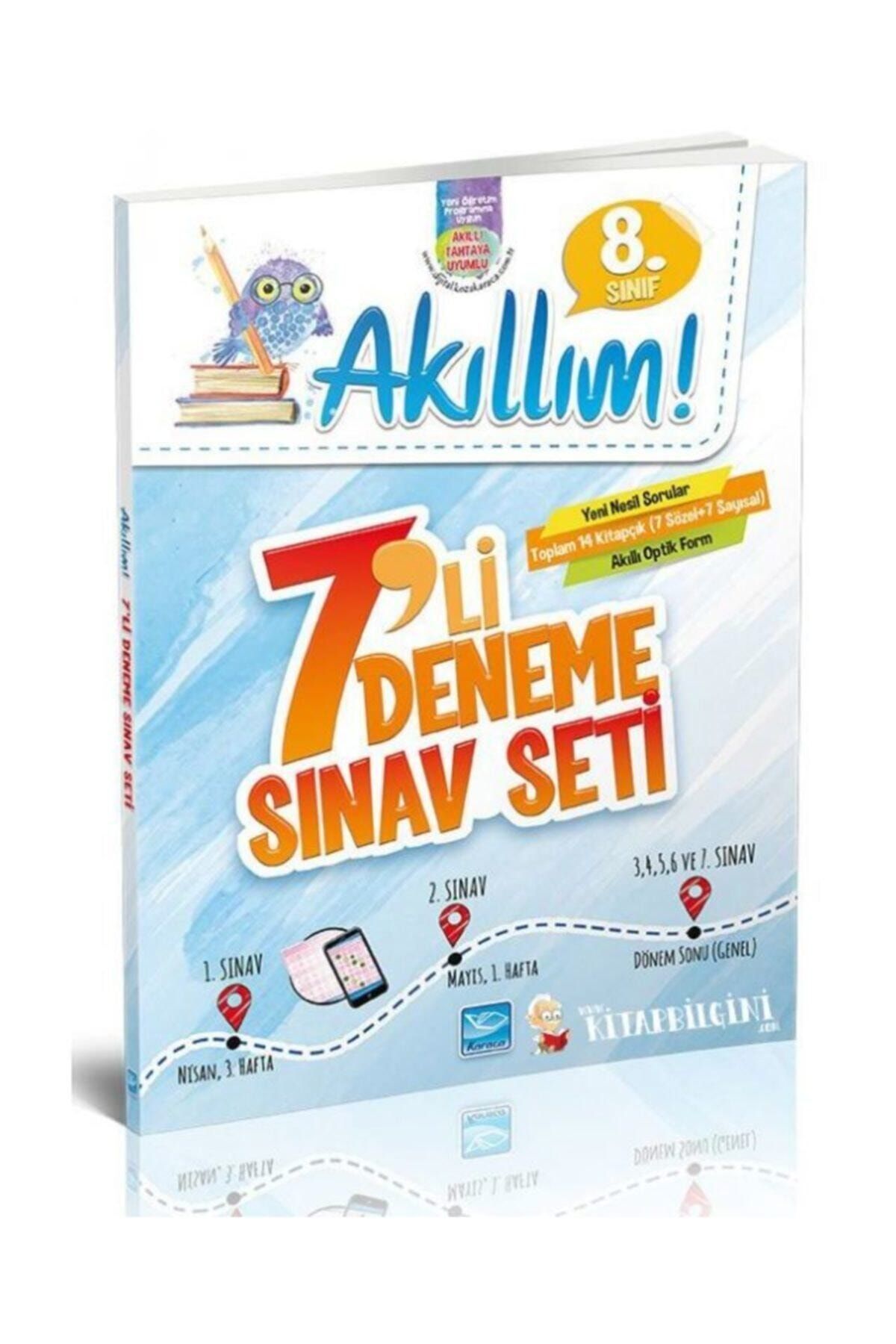 Karaca Eğitim Yayınları Koza Karaca Yayınları 8. Sınıf Akıllım 7'Li Deneme Sınav Seti