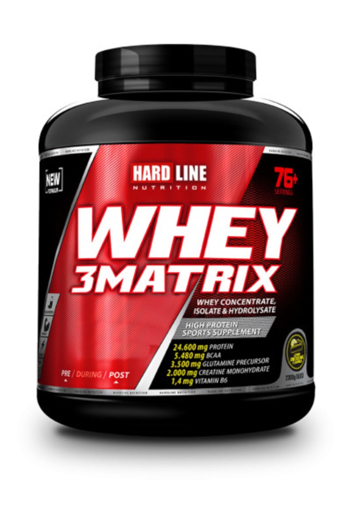 Hardline 3 Matrix Whey Protein Base Aromasız 2300 gr