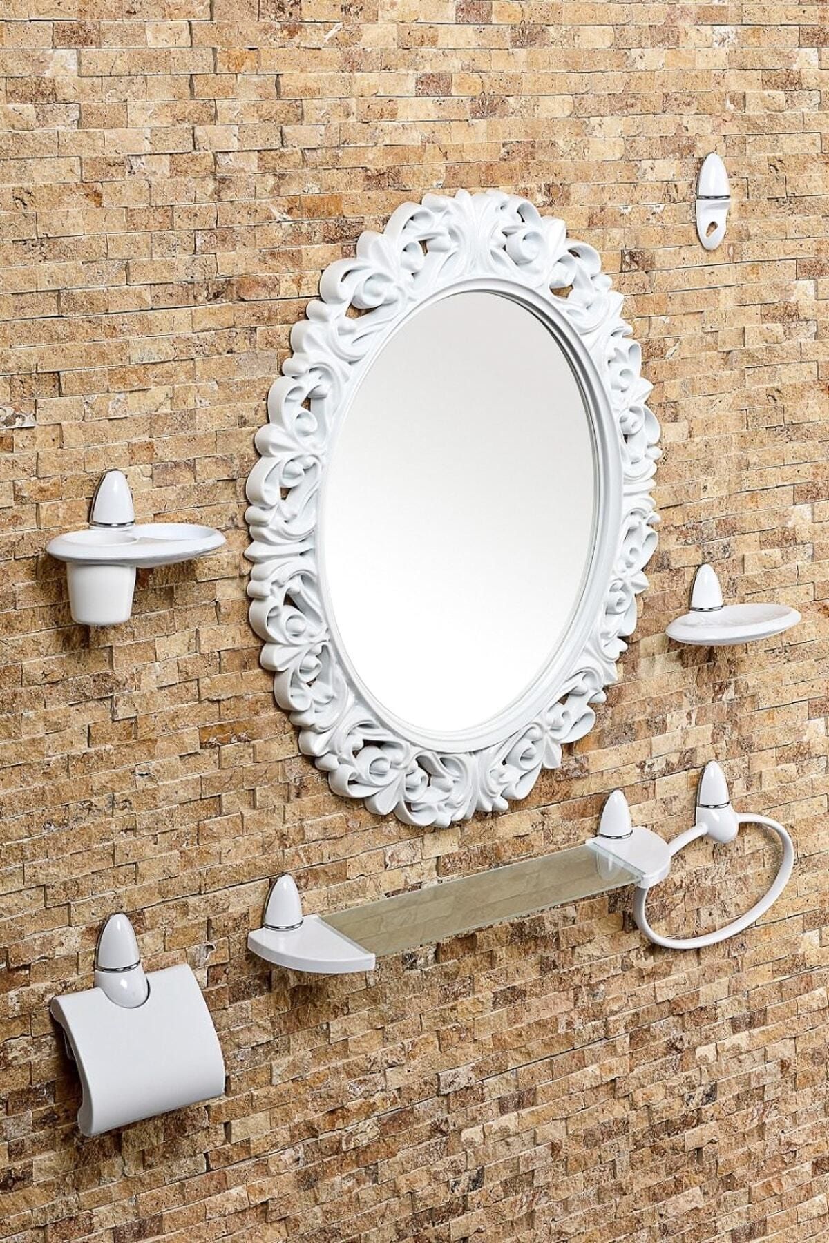 Hiper Dekoratif Oval Ayna Seti