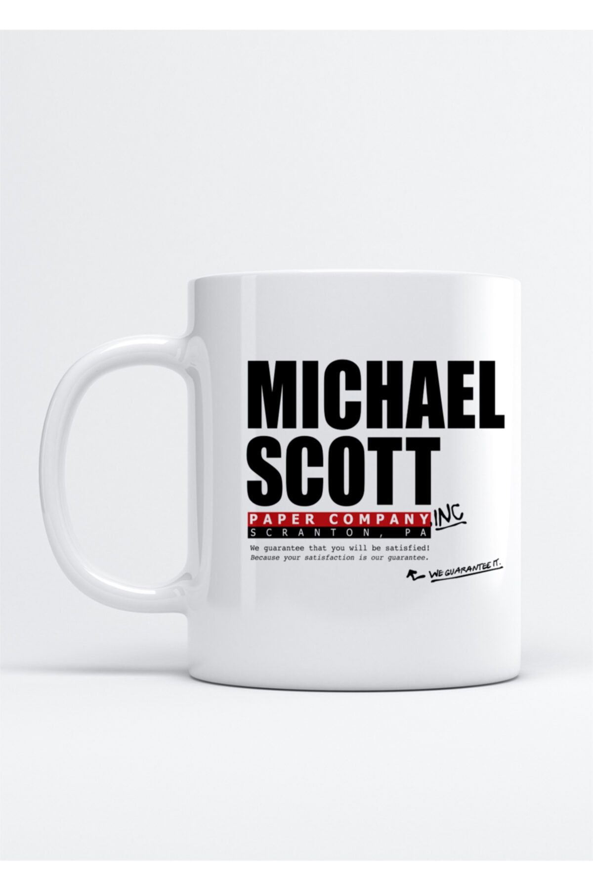Pan Dükkan Michael Scott Paper Company Dunder Mifflin We Guarantee The Office Kupa Bardak