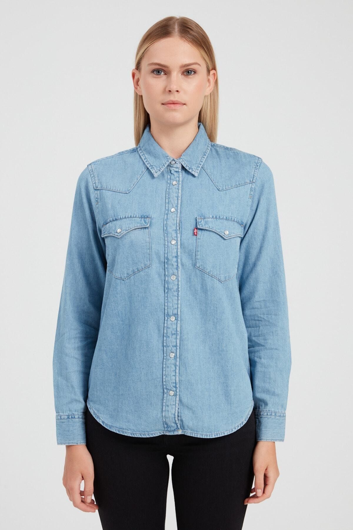 Levi's Kadın Mavi Gömlek 86832-0001