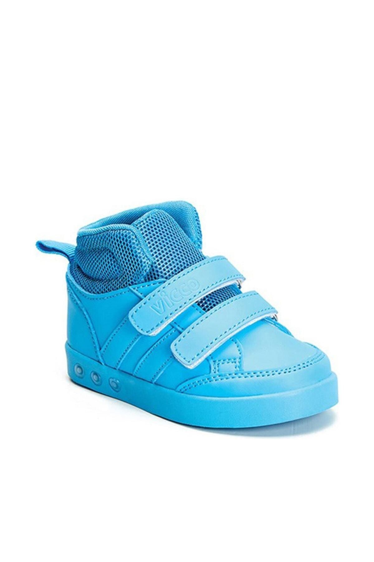 Vicco Oyo Çift Cırtlı Işıklı Spor Ayakkabı Mavi