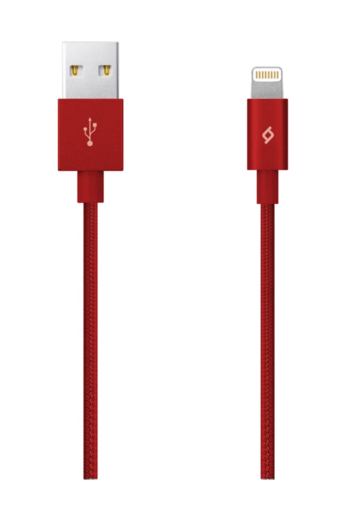Ttec AlumiCable MFi iPh. Şarj Kablosu-Kırmızı